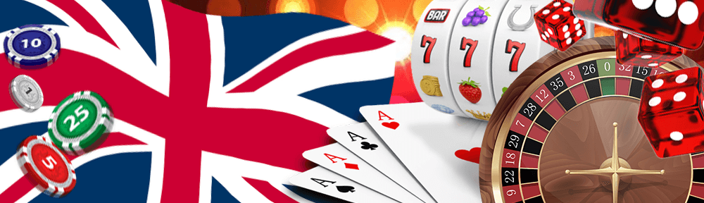 UK casino, roulette, cards and casino chips