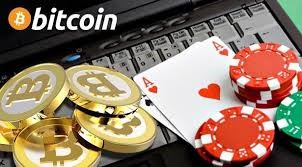 Bitcoins, desktop, playing cards, pocket aces, chips